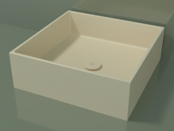 Lavabo sobre encimera (01UN21301, Bone C39, L 48, P 48, H 16 cm)