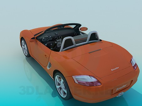 3d model Porche Boxter - vista previa