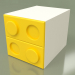 3d model Children's bedside table (Yellow) - preview