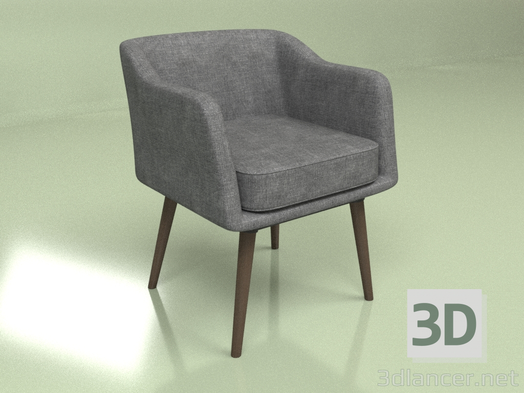 modèle 3D Fauteuil Montréal 2 - preview