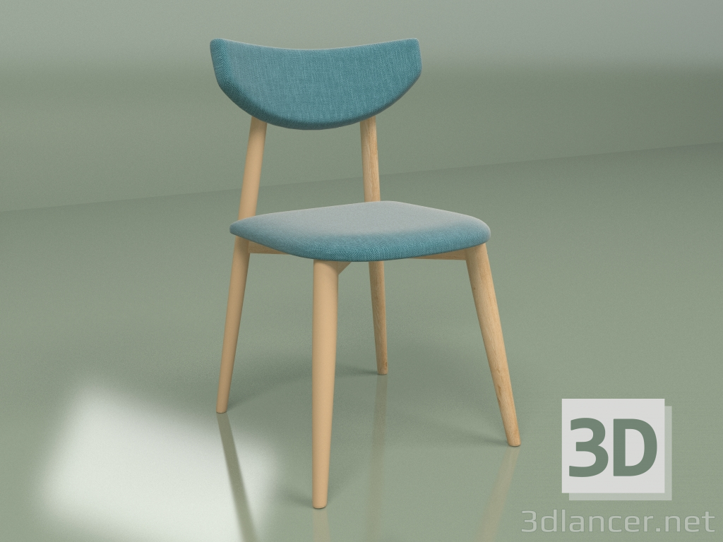 3d model Silla Jace (turquesa) - vista previa