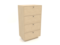 Commode TM 15 (604x400x1074, bois blanc)