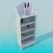 3d model Children's bookcase - preview