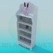 3d model Children's bookcase - preview