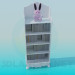 3d model Children's bookcase - preview