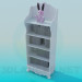 3d model Children's bookcase - preview