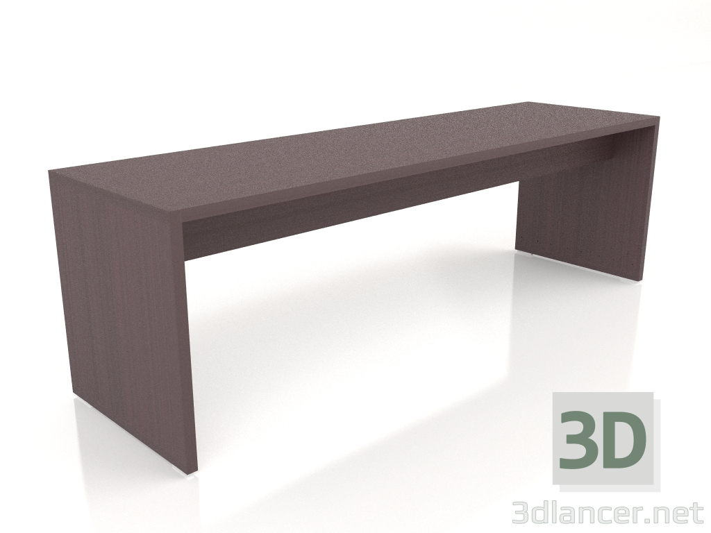 modello 3D Panca 140 (anodizzata bordeaux) - anteprima