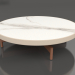 modèle 3D Table basse ronde Ø90x22 (Sable, DEKTON Aura) - preview