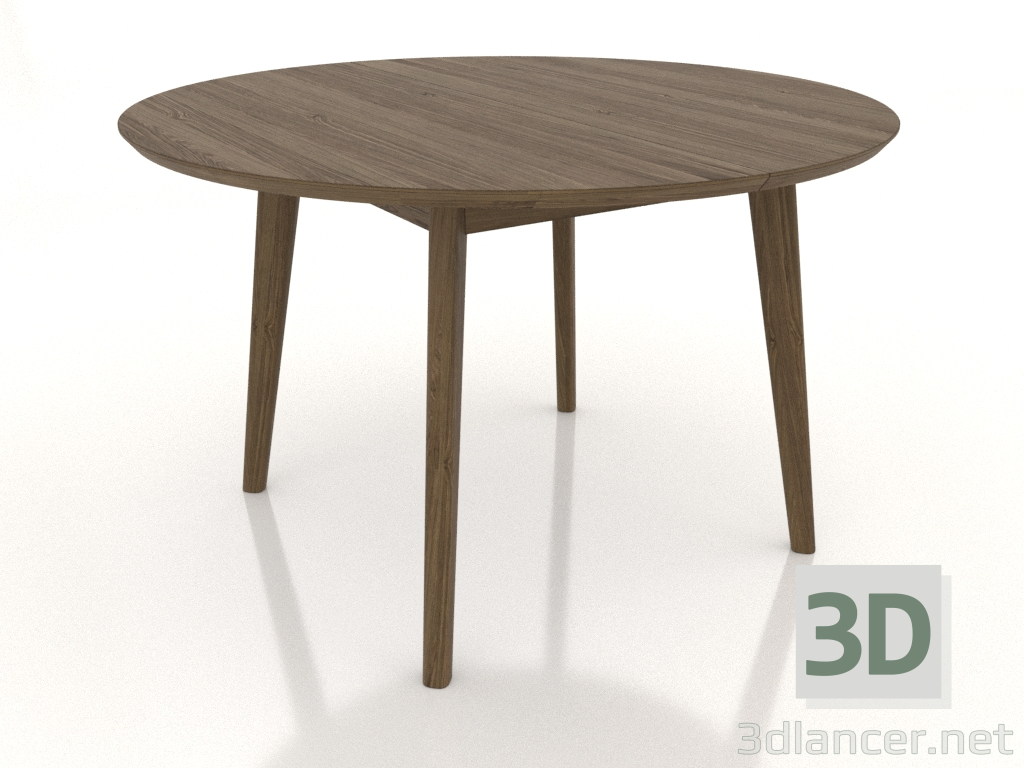 Modelo 3d Mesa de jantar REDONDA Ø 1200 mm (nogueira freixo clareado) - preview