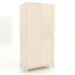 3D Modell Kleiderschrank FARGO 1050x600x2200 mm (gebleichte Eiche) - Vorschau