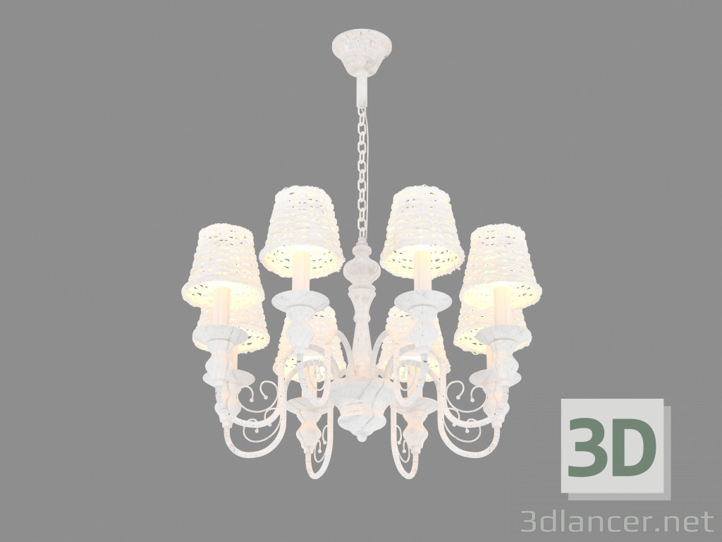 Modelo 3d Lustre A3400LM-8wh - preview