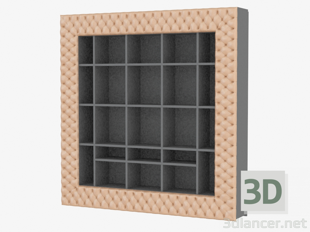 Modelo 3d Estantes livraria AVERY libreria (2300h2300) - preview