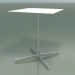 3d model Square table 5548 (H 72.5 - 59x59 cm, White, LU1) - preview