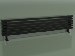 Radiateur horizontal RETTA (6 sections 1800 mm 40x40, noir brillant)