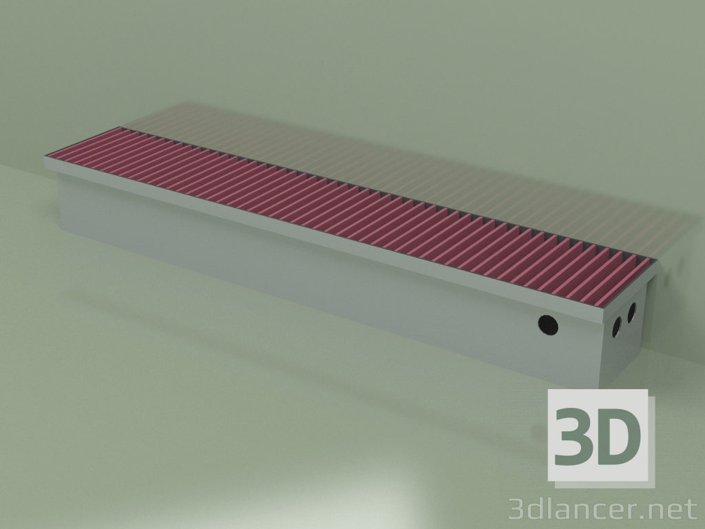 3d model Duct convector - Aquilo FMK (180x1000x140, RAL 4002) - preview