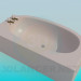 3d model Beige bath - preview