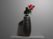 Vase mit einer Blume