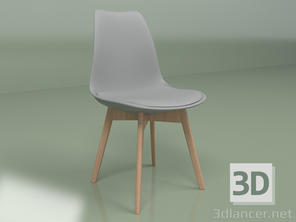 3d model Silla Sephi (gris) - vista previa