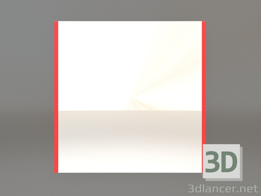 modèle 3D Miroir ZL 01 (400х400, orange lumineux) - preview