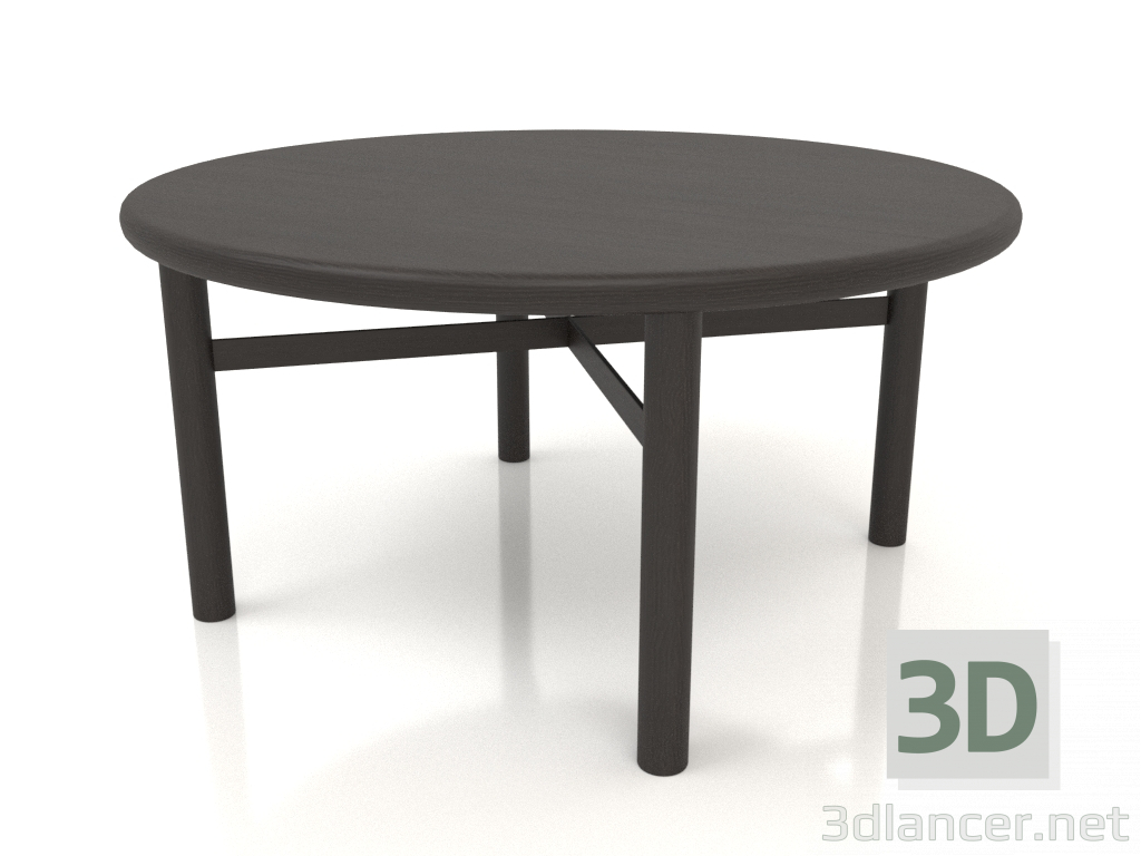 3d model Mesa de centro (extremo redondeado) JT 031 (D=800x400, madera marrón oscuro) - vista previa