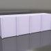 3d model Buffet MW 05 (2465х667х798, lilac) - preview