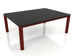 Table basse 70×94 (Rouge vin, DEKTON Domoos)