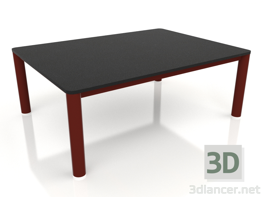 3d model Mesa de centro 70×94 (Rojo vino, DEKTON Domoos) - vista previa