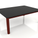 3d model Coffee table 70×94 (Wine red, DEKTON Domoos) - preview