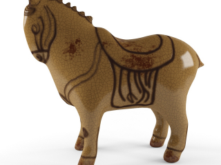 Modelo 3D "Caballo figurita decorativa"