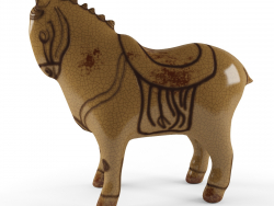 Caballo figurita decorativa