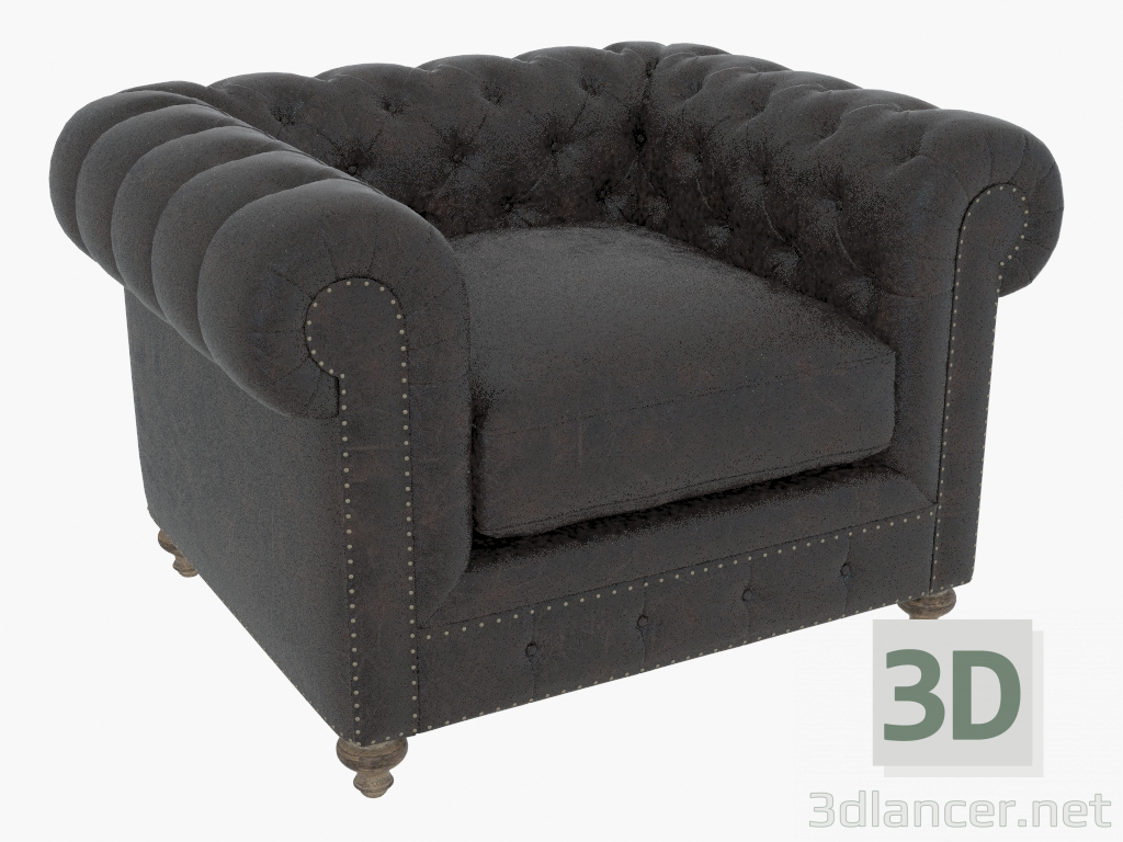 3d модель Крісло CIGAR CLUB LEATHER ARMCHAIR (7841.3002 VL) – превью