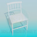 3d model Wooden Chair - preview