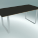 modèle 3D Table 70/70, 170x85cm (Noir, Blanc) - preview