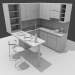 Modelo 3d Cozinha de canto - preview