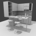 Modelo 3d Cozinha de canto - preview