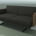 3d model Double sofa 5227 (H-legs, Walnut) - preview