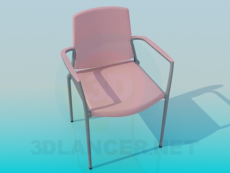 3d model Padded chair - preview