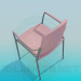 3d model Padded chair - preview