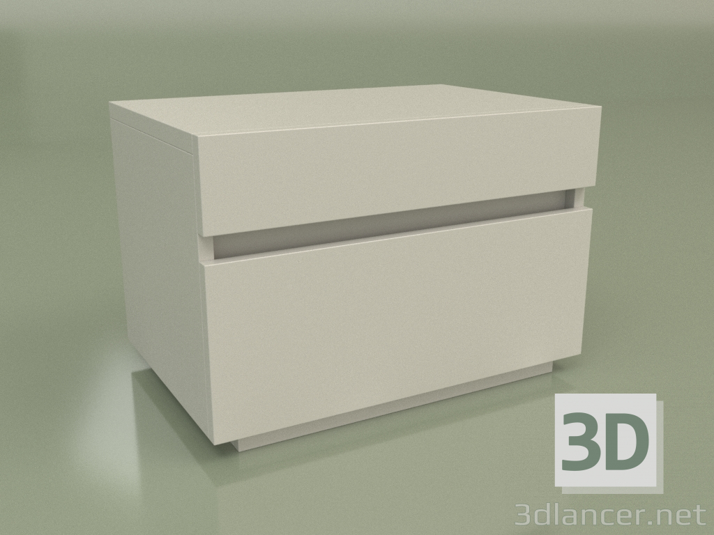 Modelo 3d Mesa de cabeceira Mn 200 (Cinzas) - preview