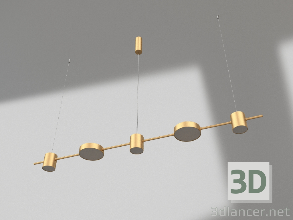 3d model Chandelier Karin bronze (07624-5.20) - preview