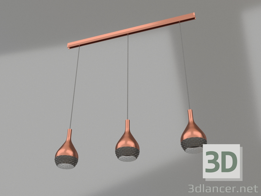 modello 3D Lampada a sospensione (5166) - anteprima