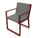 3d model Dining chair (Wine red) - preview