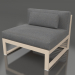 3D Modell Modulares Sofa, Abschnitt 3 (Sand) - Vorschau