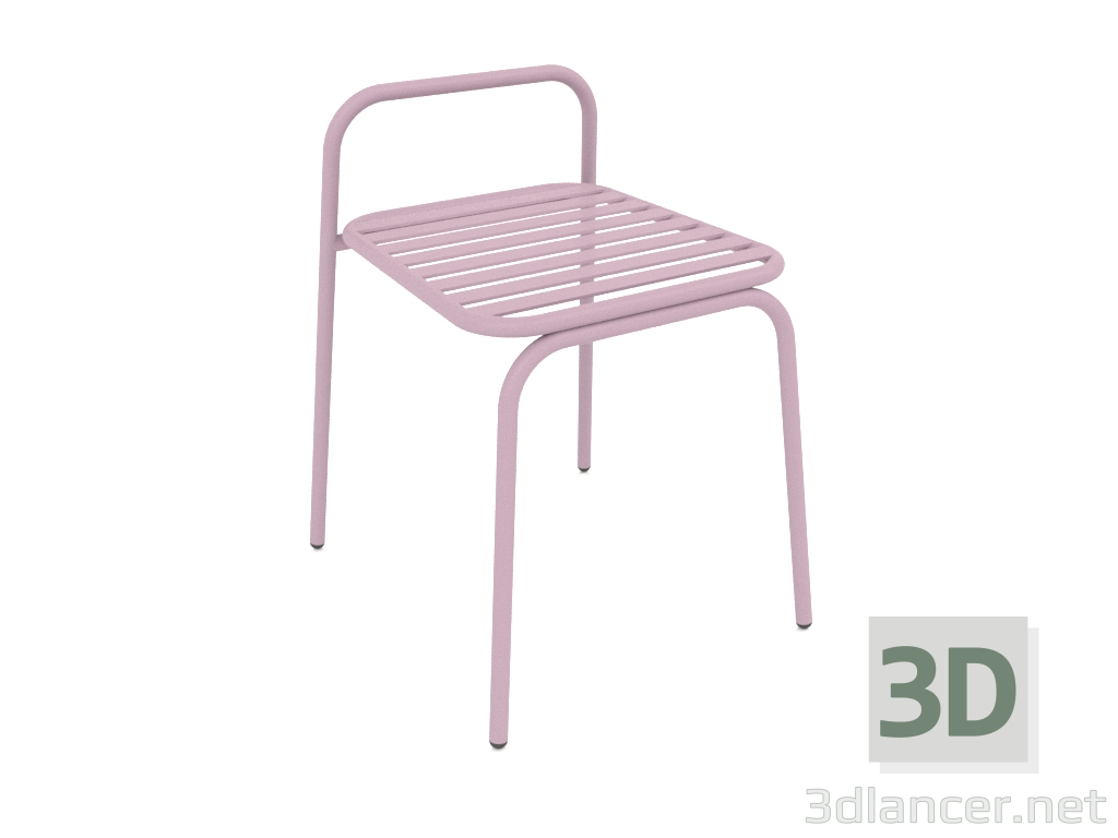 3d model Chair with a low back Dvornyag (Chernyka) - preview