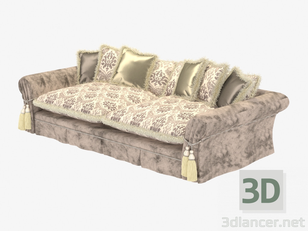 3d model Classic Triple Sofa La Fanice - preview