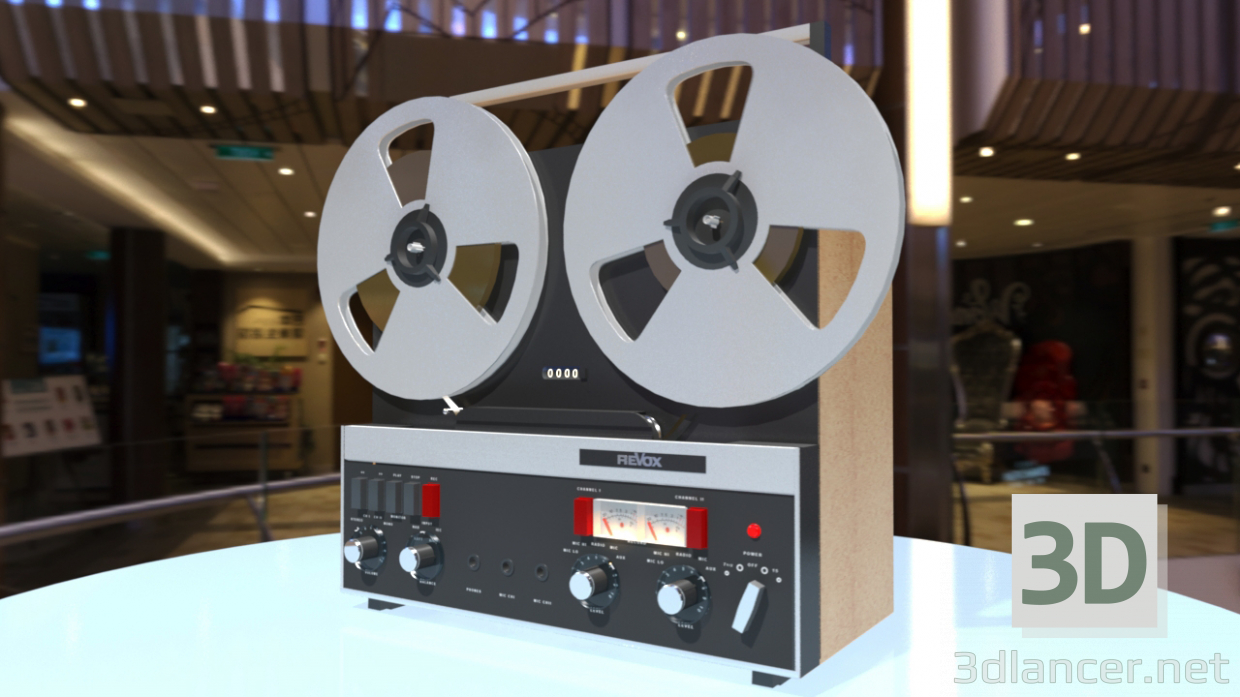 3d model Revox A77 - vista previa