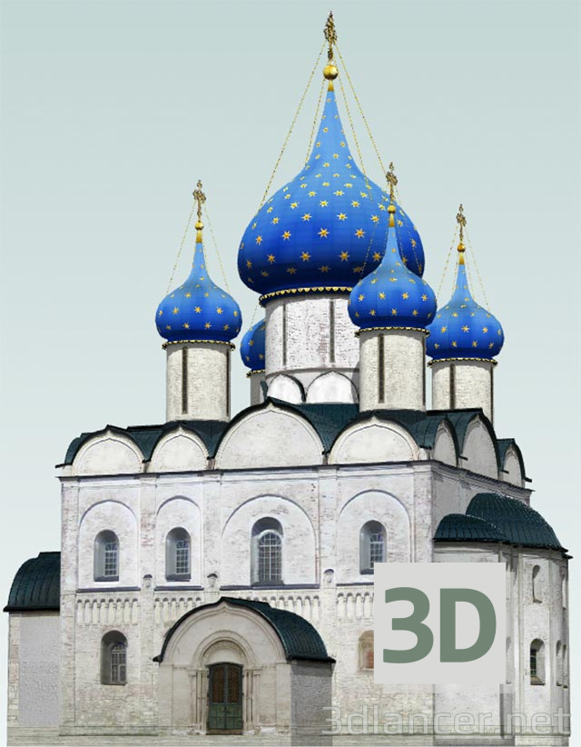 3d модель Суздаль. Церква Різдва – превью