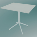 3d model Cafe table Still (65x75 cm, H 73 cm, White) - preview