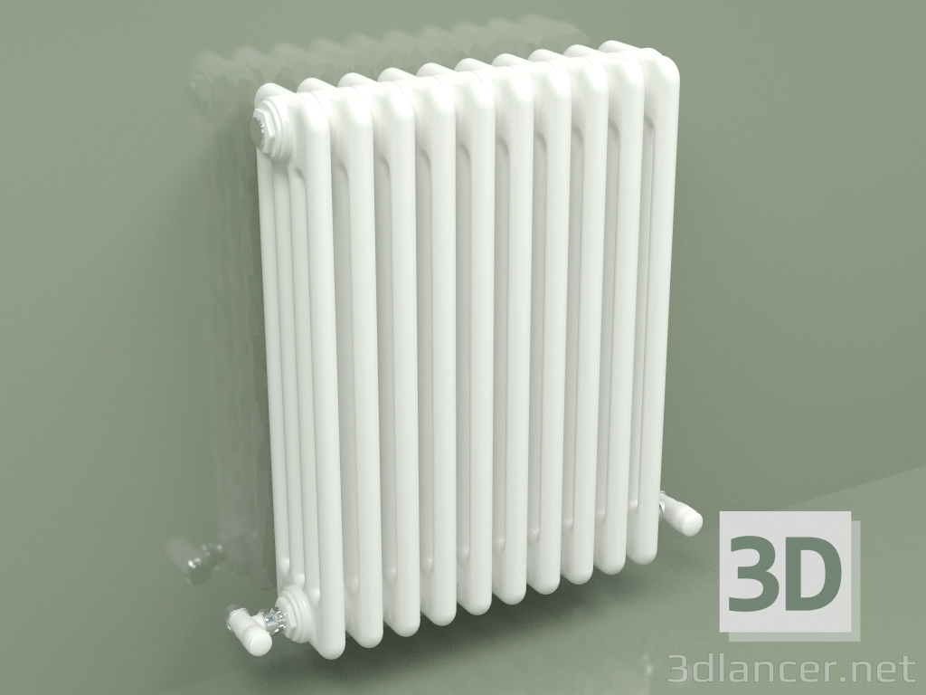 modello 3D Radiatore TESI 4 (H 600 10EL, Standard bianco) - anteprima