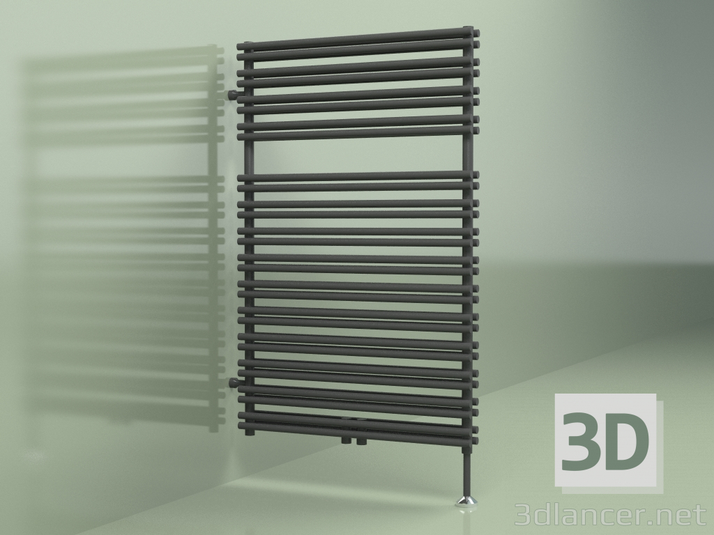 3d model Heated towel rail - Mauritius (MAU 12 07, RAL - 9005) - preview